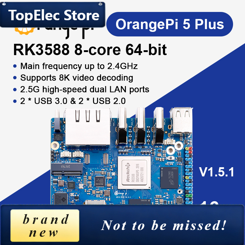 Orange Pi 5 Plus 16Gb - TopElec Orange Pi 5 Plus แรม