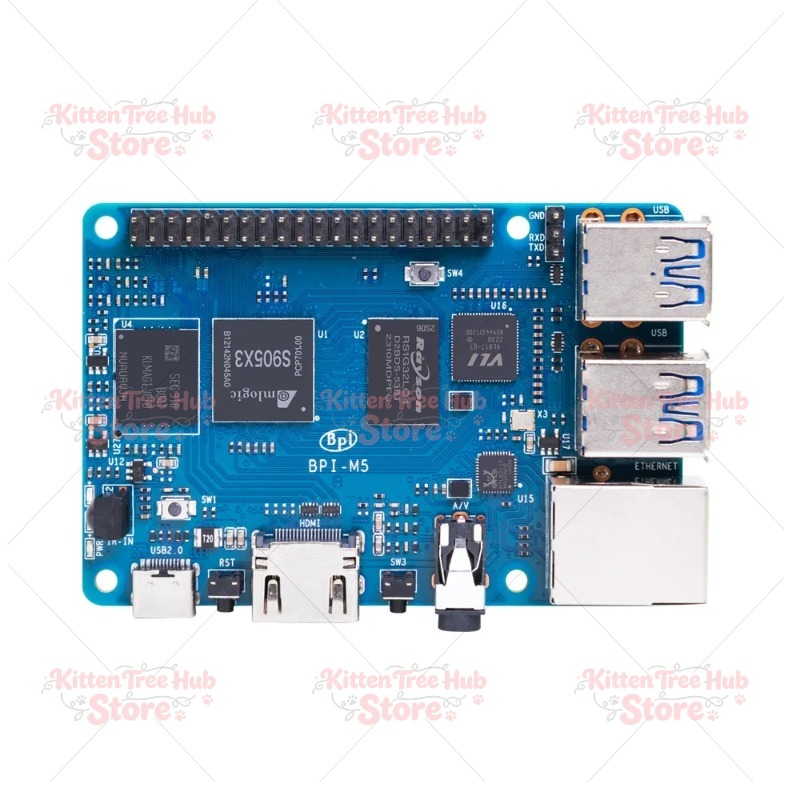 Banana Pi Bpi-M5 - บานาน่า พีไอ บีพีไอ เอ็ม5 คอมพิวเตอร์บอร์ดเดี่ยวรุ่นใหม่ ดีไซน์ด้วยชิปแอมลอจิก