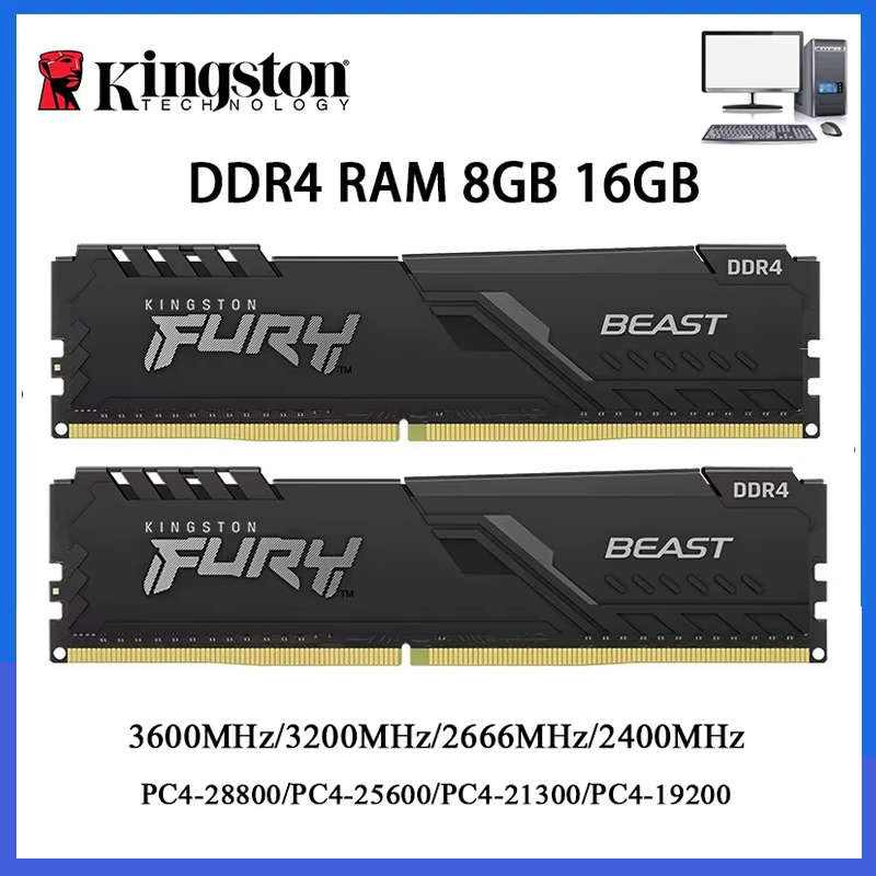 Khadas Vim4 8Gb - DDR4 คิงส์ตัน บีสท์ แรม 3200MHz 2666MHz