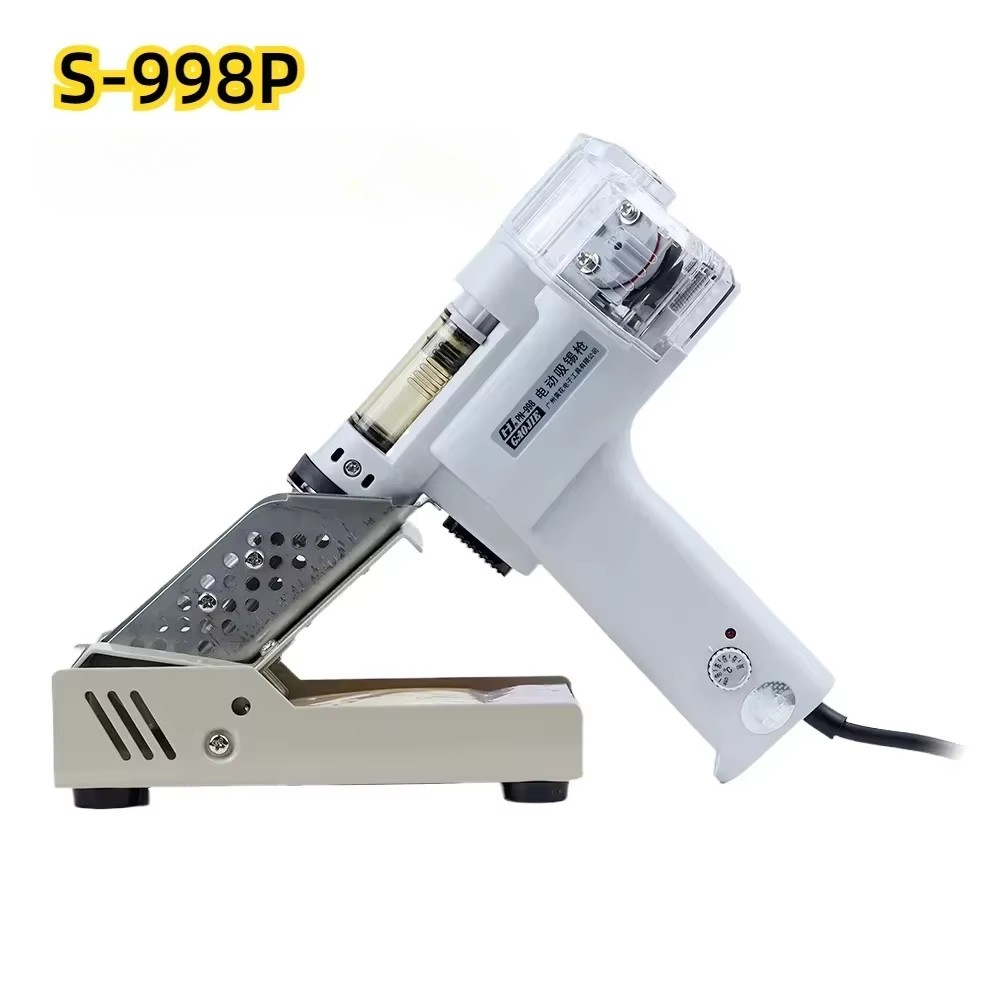 S-998P คู่-ปั๊มไฟฟ้า Desolderi - Desoldering Gun Vacuum Electric บทวิจารณ์และราคา