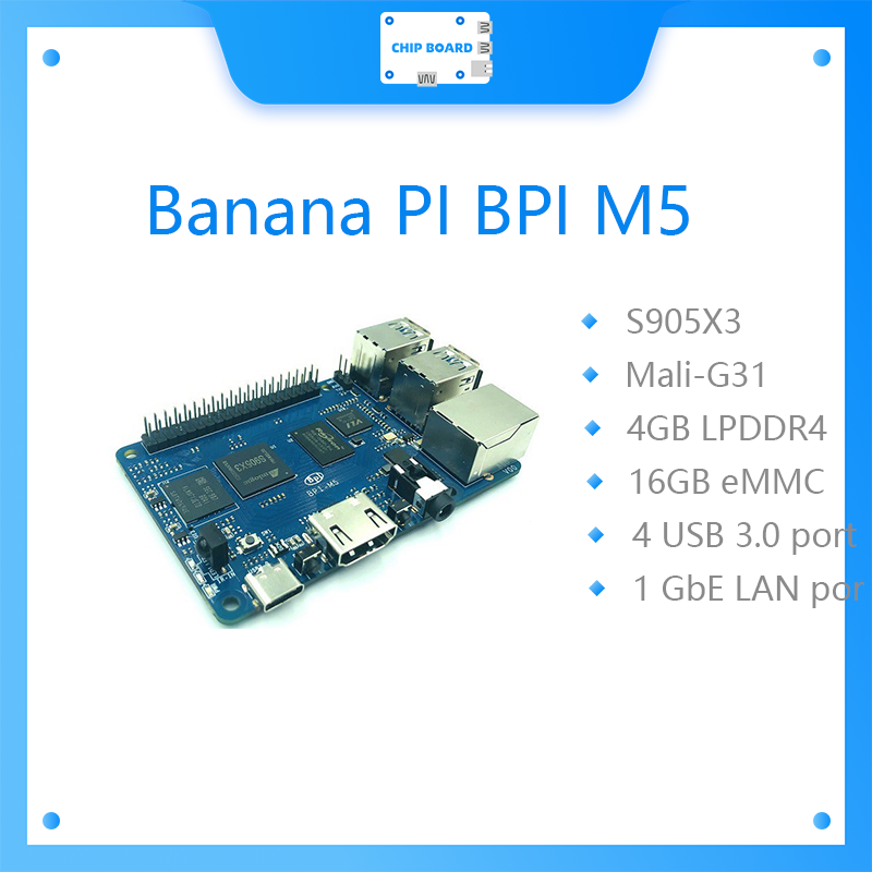 Banana PI BPI M5 คอมพิวเตอร์บอ - Banana Pi Bpi-M5 บทวิจารณ์และราคา