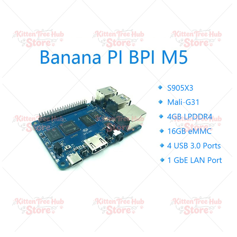 บานาน่า พีไอ บีพีไอ เอ็ม5 คอมพ - Banana Pi Bpi-M5 บทวิจารณ์และราคา