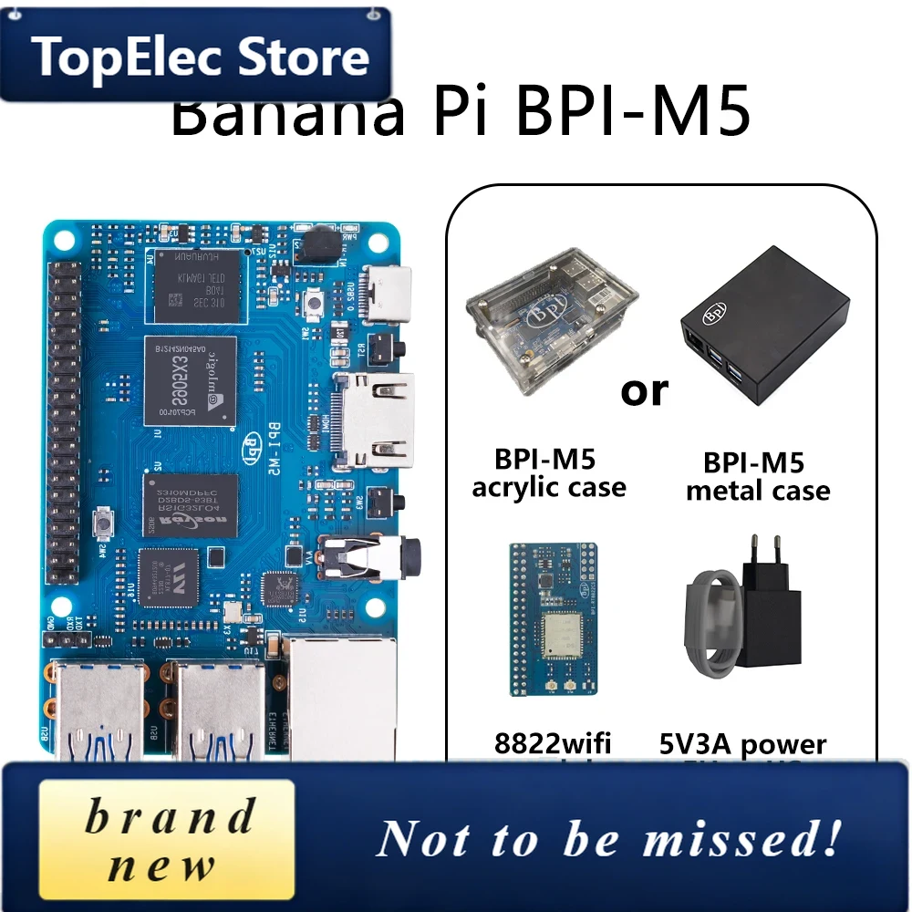 TopElec Banana PI BPI-M5 ชุดเซ - Banana Pi Bpi-M5 บทวิจารณ์และราคา
