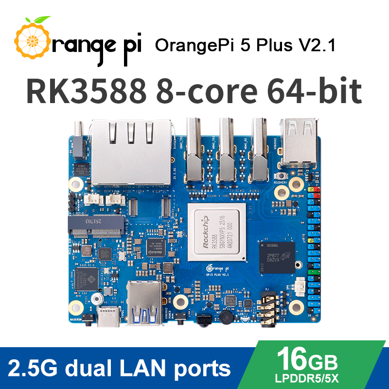 บอร์ดพัฒนา TopElec Orange Pi 5 - Orange Pi 5 Plus 16Gb บทวิจารณ์และราคา